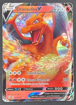 CARTE POKEMON DRACAUFEU V 019/189 🇫🇷 FR 🇫🇷 TENEBRES EMBRASEES - Image 1