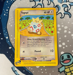 Togepi 114/147 Non Holo Common Aquapolis E-Reader Pokemon Card WOTC LP/NM - Image 1