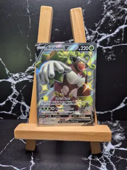 Rillaboom V SV105/SV122 Ultra Rare Holo Pokemon TCG Shining Fates - Image 1