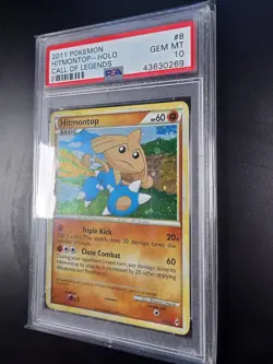 PSA 10 Hitmontop Holo 8/95 - SWIRL 2011 Call Of Legends Pokemon Card Pop 12 - Image 3