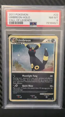 Pokemon Card - Umbreon 22/95 Call of Legends Holo Rare - PSA 8 - Image 2