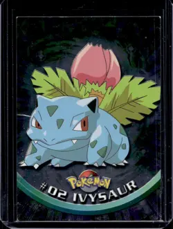 1999 Topps Pokemon TV Animation Edition Series 1 Ivysaur Blue Logo Foil #2 - Image 1
