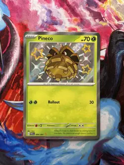 Pineco 099/091 Paldean Fates Baby Shiny Pokemon TCG NM/M - Image 1