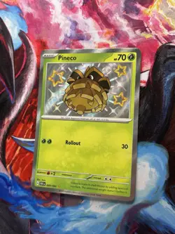 Pineco 099/091 Paldean Fates Baby Shiny Pokemon TCG NM/M - Image 2