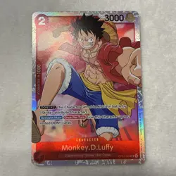 One Piece TCG - PRB01 The Best - Monkey D Luffy OP01-024 SR - English OPID_A1 - Image 1