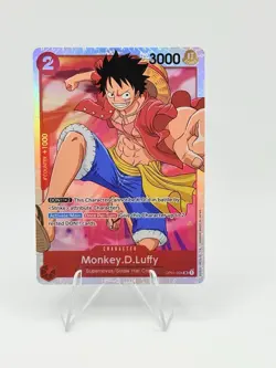 Monkey.D.Luffy One Piece Card TCG Romance Dawn OP01-024 SR English PRB01 - Image 1