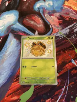 Pokemon TCG Pineco 099/091 (Baby Shiny Rare) Paldean Fates - Image 1
