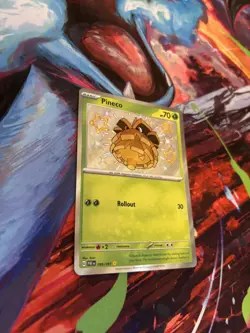 Pokemon TCG Pineco 099/091 (Baby Shiny Rare) Paldean Fates - Image 2