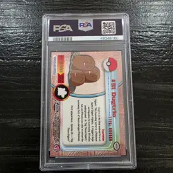 2000 Topps Chrome Pokemon T.V. - #51 Dugtrio - PSA 10 Graded Pokemon Card - Image 4