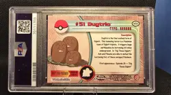 2000 Topps Chrome Pokemon T.V. Dugtrio #51- PSA 10 Graded Pokemon Card - Image 2