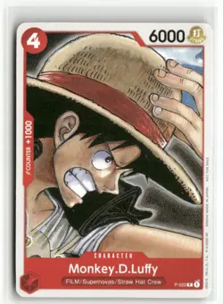 Monkey.D.Luffy One Piece Film Red P-022 Promo One Piece Card Game - Image 1