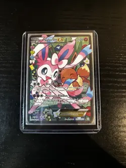 Pokemon TCG Sylveon EX Full Art RC32-32 Generations Radiant Collection Holo Card - Image 1