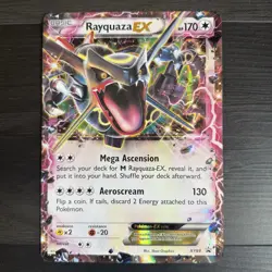 Pokemon TCG Rayquaza EX Jumbo XY66 Promo Holo Rare Oversized 2015 Card - Image 1