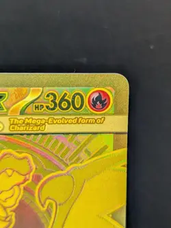 NM+ Mega Charizard X ex 130/094 Phantasmal Flames Gold Hyper Rare Pokemon Card - Image 4