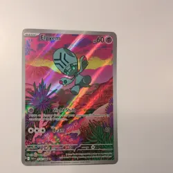 Elgyem 120/086 Illustration Rare Pokemon Scarlet Violet Black Bolt NM English - Image 2