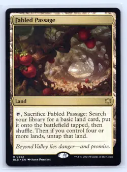 MTG Fabled Passage R Bloomburrow 252 NM - Image 1