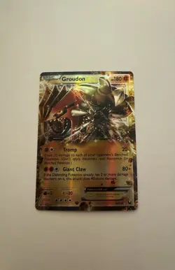 Pokemon TCG Groudon EX Holo Ultra Rare 54/108 Dark Explorers 180HP English Card - Image 1