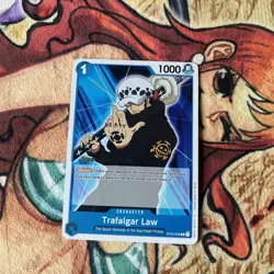 ONE PIECE ENGLISH CARD SUPER PRE RELEASE GAME CARTE Trafalgar Law ST03-008 EN NM - Image 1