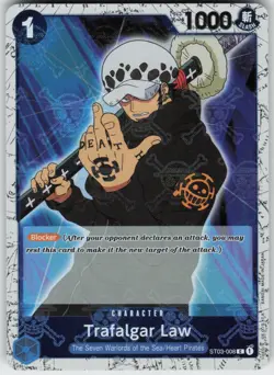Foil Trafalgar Law ST03-008 C Super Pre-Release Starter Deck 3: The Seven Warlor - Image 1
