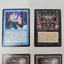 Lot of 9 Vintage Magic The Gathering MTG The Dark Cards Rare Uncommon 1994 NM/M - Image 2