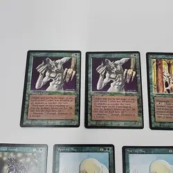 Lot of 9 Vintage Magic The Gathering MTG The Dark Cards Rare Uncommon 1994 NM/M - Image 2