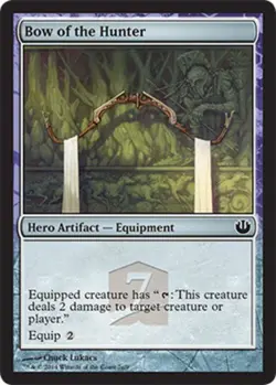 Bow of the Hunter - Prerelease Cards #7e/9 MTG Magic The Gathering - Image 1