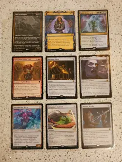 Magic the Gathering - 9 Card Lot. All Cards Are Rare Or Mythic Rares! - Image 1