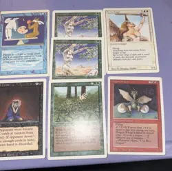 1994 Magic: The Gathering - Revised(3rd) - Lot of 9 Cards -One Dark Signed. - Image 2