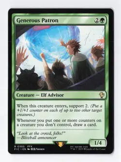 Generous Patron Normal R Final Fantasy MTG Magic the Gathering Card NM - Image 1