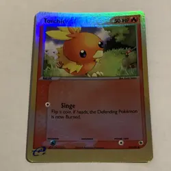 Pokemon Ruby and Sapphire Torchic 74/109 Reverse Holo Common 2003 - Image 1