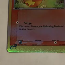 Pokemon Ruby and Sapphire Torchic 74/109 Reverse Holo Common 2003 - Image 2