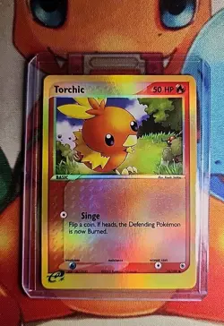 Pokemon TCG Torchic 74/109 Ruby & Sapphire E-Reader Reverse Holo - NM/LP - Image 1