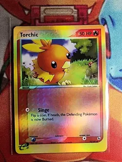 Pokemon TCG Torchic 74/109 Ruby & Sapphire E-Reader Reverse Holo - NM/LP - Image 2