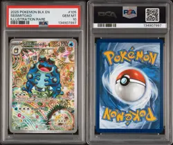 2025 POKEMON BLK EN-BLACK BOLT ILLUSTRATION RARE #105 SEISMITOAD PSA 10 GEM MINT - Image 3