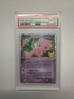 2021 POKEMON CELEBRATIONS CLASSIC COLL #88 MEW EX-HOLO PSA 10 🔥🔥 - Image 1