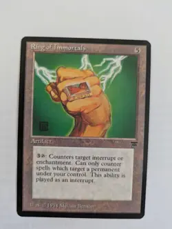 Ring of Immortals Legend MTG Lightly Played Free shipping with tracking - Image 1