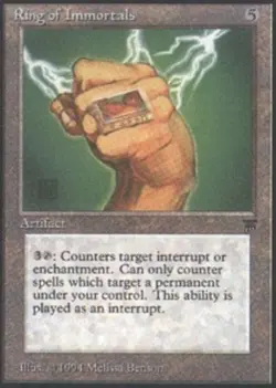 1x Ring of Immortals Moderate Play MTG Magic - Kid Icarus - - Image 1