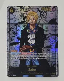 OP13-120 Sabo SEC Manga Rare (Super Alternate Art) One Piece Card Game English - Image 1