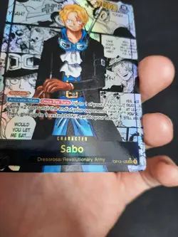 Sabo (Manga Super Alternate Art) OP13-120 Carrying On His Will Foil English - Image 4