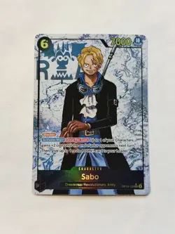 Sabo OP13-120 SEC Manga Alternative Art Carrying On His Will One Piece Card - Image 1