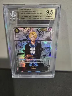 OP13-120 Sabo SEC Manga Rare (Super Alternate Art) One Piece BGS 9.5 POP 53 - Image 4