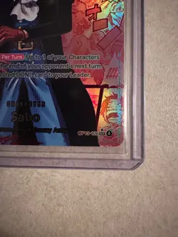 Sabo (Red Super Alternate Art) (Red Manga) OP13-120 Carrying On His Will English - Image 3