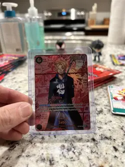 One Piece TCG Sabo (OP13-120) (Red Super Alternate art) Manga English - Image 1