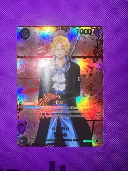 One Piece TCG Sabo (OP13-120) (Red Super Alternate art) Manga English - Image 2