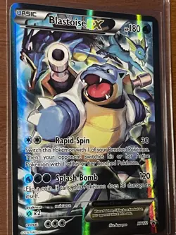 Pokemon TCG Blastoise EX Promo Holo Rare Card XY122 LP - Image 2