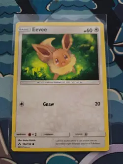 Eevee - 104/156 - Pokemon Ultra Prism Sun & Moon Common Card NM - Image 1