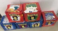 1999 Set Of 6 Pokemon 23k Gold Plated Cards W/ Boxes. Complete See Photos - Image 2