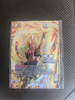 Dragon Ball Super Card Game Gogeta FB06-097 SR Fusion World Championship Card - Image 4