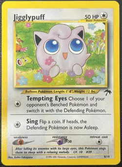 Jigglypuff 8/18 Southern Islands Rare Pokemon Card LP - Image 1