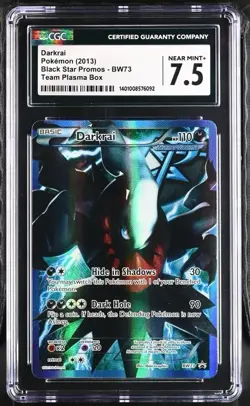 CGC 7.5 Darkrai 2013 Black Star Promos BW73 Team Plasma (Box) Pokemon Card - Image 1